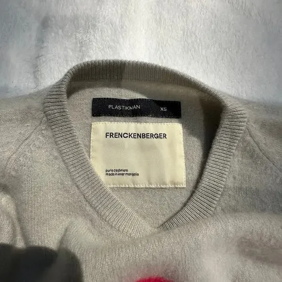 Frenckenberger x Richie Hawtin Plastikman Boyfriend Sweater Sz XS 100% Cashmere - Picture 8 of 16